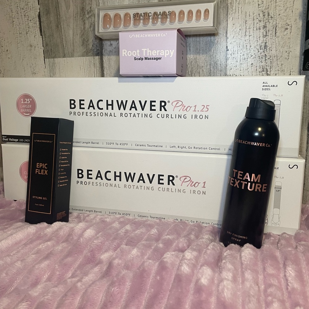 Pro 1” & 1.25” Rotating Curling Iron bundle